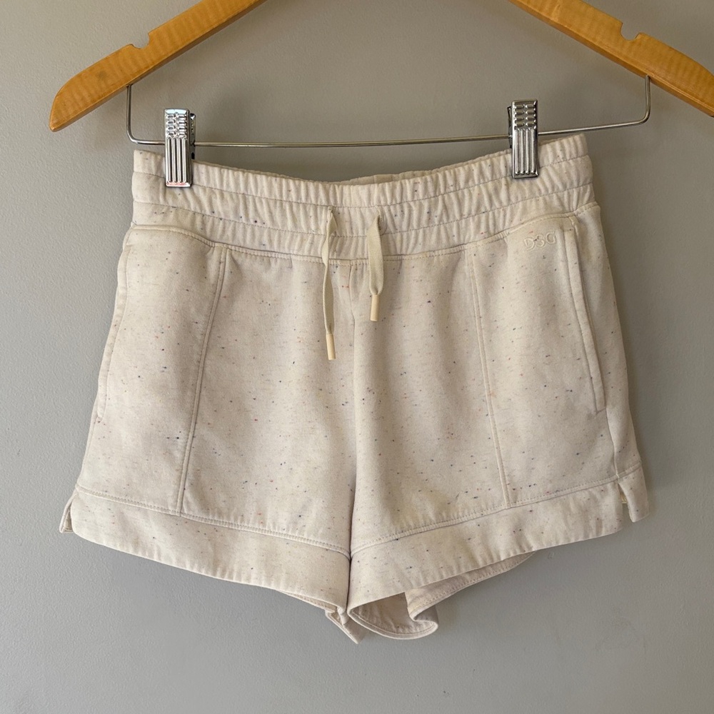 Girls DSG White/Cream Speckled Shorts Size 10